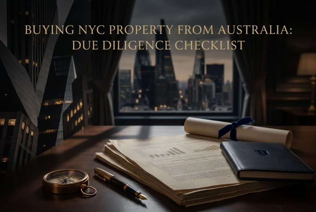 Buying NYC Property From Australia: Due Diligence Checklist