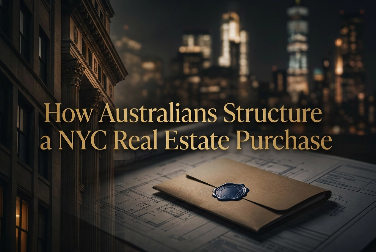 How Australians Structure a NYC Real Estate Purchase